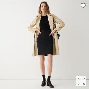 J. Crew no. 2 Italian wool pencil skirt in size 6. Black